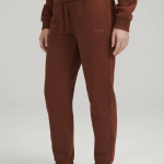 SKIMS COTTON FLEECE CLASSIC STRAIGHT LEG PANT BISON